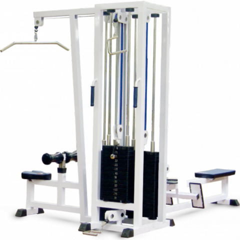 3-х позиционная станция с одинарной блочной рамкой MB Barbell MB 3.03.1