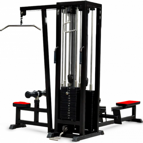 3-х позиционная станция с одинарной блочной рамкой MB Barbell MB 3.03.1