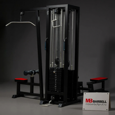 3-х позиционная станция с одинарной блочной рамкой MB Barbell MB 3.03.1