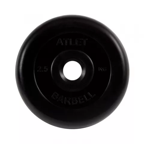 Диск обрезиненный Atlet, 2,5 кг 31 мм MB Barbell MB-AtletB31-2,5