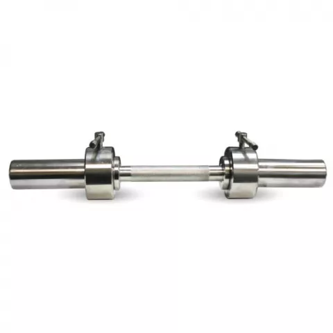 Гриф для гантели хромированный, 710 мм MB Barbell MB-BarM50-710L