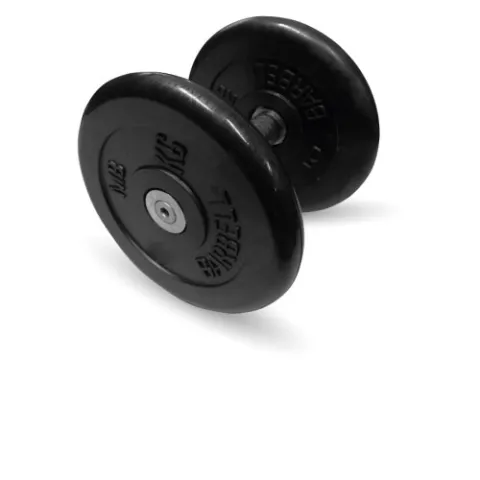Гантель неразборная черная "Профи" 11 кг MB Barbell MB-FdbM-B11