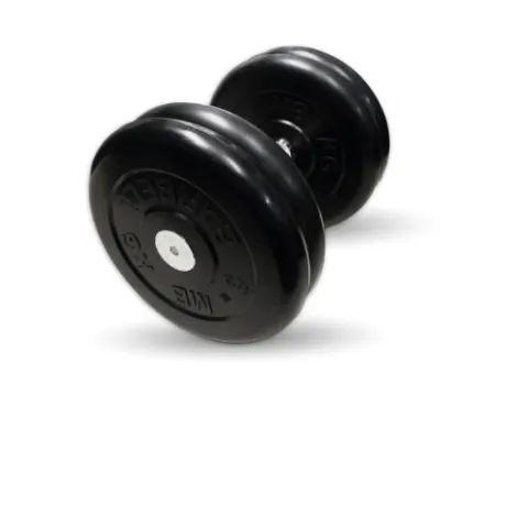 Гантель неразборная черная "Профи" 21 кг MB Barbell MB-FdbM-B21