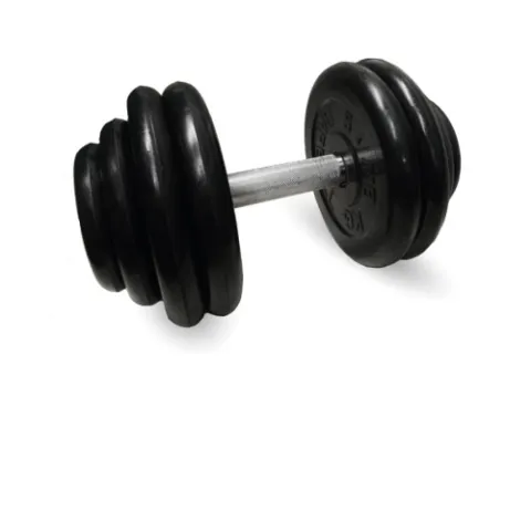 Гантель неразборная черная "Профи" 28.5 кг MB Barbell MB-FdbM-B28,5
