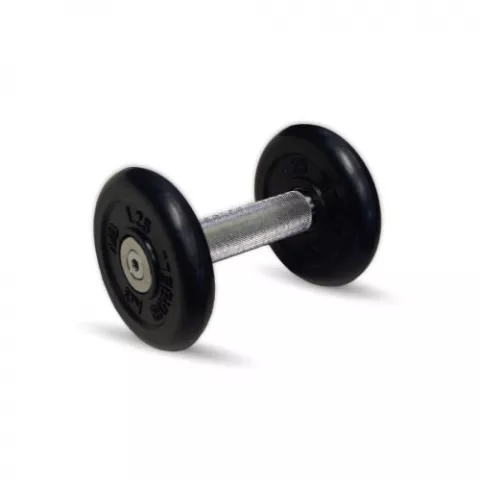 Гантель неразборная черная "Профи" 3.5 кг MB Barbell MB-FdbM-B3,5