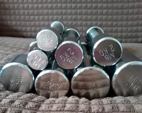 Гантель хромированная 2.5 кг MB Barbell MB-FitM-2,5