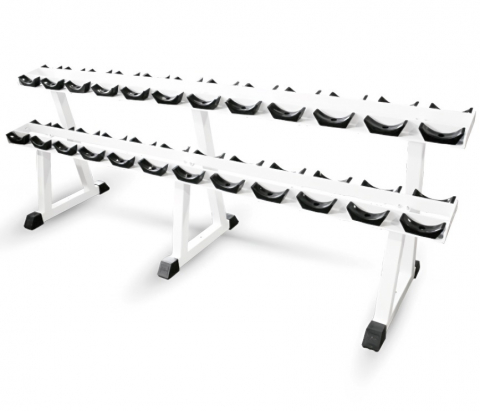 Стойка для хранения профессиональных гантелей на 12 пар МВ Барбел MB 1.18