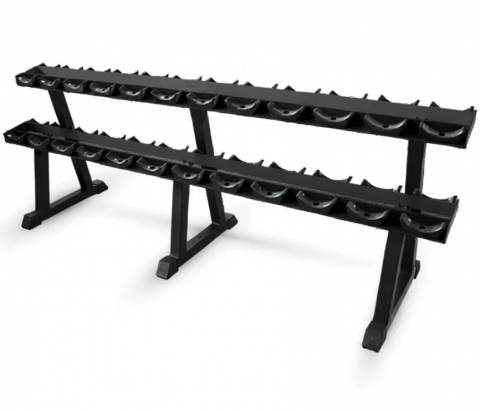 Стойка для хранения профессиональных гантелей на 12 пар МВ Барбел MB 1.18