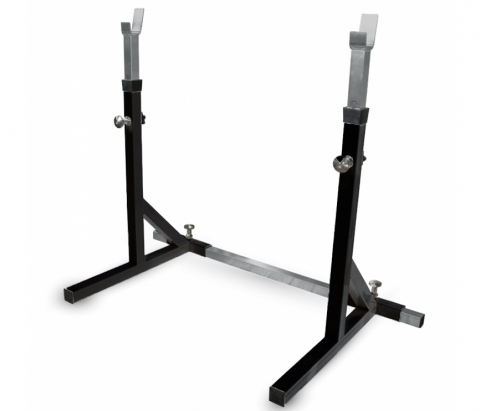 Стойка с двумя позициями для штанг (простая, нехромированная) MB Barbell MB 2.19