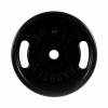 Диск обрезиненный, черный, евро-классик с ручками, 20 кг МВ Барбел MB-PltBS-20