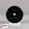 Диск обрезиненный Atlet, 15 кг 51 мм MB Барбел МВ-AtletB51-15