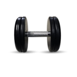 Гантель черная "Классик" 19 кг MB Barbell MB-FdbEM-B19