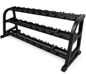 Стойка для хранения професиональных гантелей на 15 пар MB Барбел MB 1.19